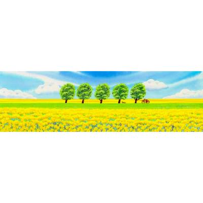ふるさと納税 川口市 栗乃木ハルミ版画額装品「菜の花畑4」 |  | 01