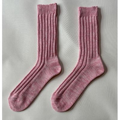 ふるさと納税 桐生市 【ezu】someiro kutsushita　/ピンク◆高級◆コーマ糸◆湿調作用