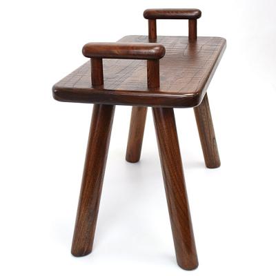 ふるさと納税 出雲市 けやき　手付きスツール　漆塗り【19_4-001】 |  | 03