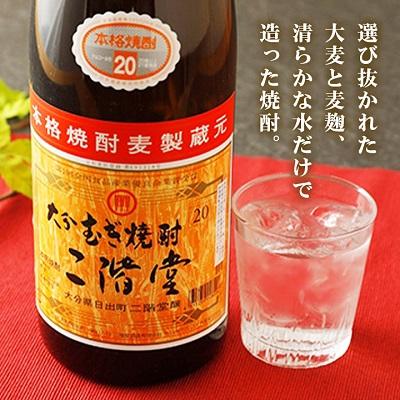 ふるさと納税 日出町 大分むぎ焼酎 二階堂20度6本セット(1800ml) AG20 |  | 03