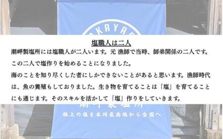 紀州天日塩・味わい比べ２種セット 100g×2袋 -元漁師が作る塩 極上の塩を本州最南端から全国へ- / 塩 調味料 串本町【sio003】