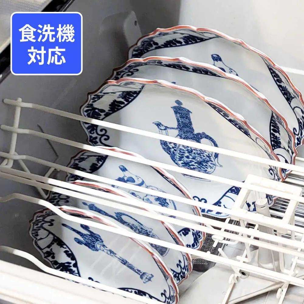 【波佐見焼】古伊万里文様 桔梗渕平小鉢 5個セット【西日本陶器】[AC277]