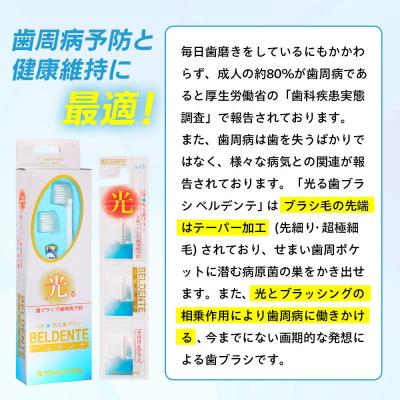 ふるさと納税 横浜市 光る歯ブラシ　ベルデンテと替えブラシのセット |  | 02