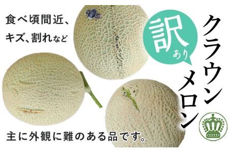 【訳あり】クラウンメロン 1玉 5929