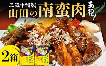 山田の三五十特製 元祖！南蛮肉×2箱 三陸山田 山田町 惣菜 豚バラ 青唐辛子 YD-835