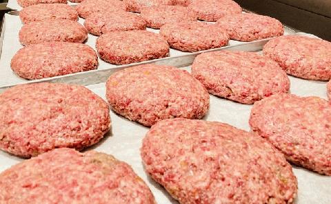 [KINTAN]250g！牛タン入り“ジャンボ”ハンバーグ 10個入り