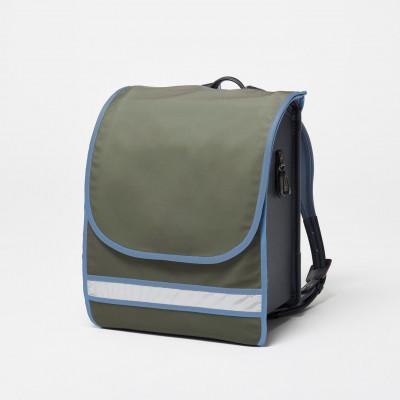ふるさと納税 足利市 PETIT PSYCHEのランドセルカバーbasic カーキ×オリエントブルー