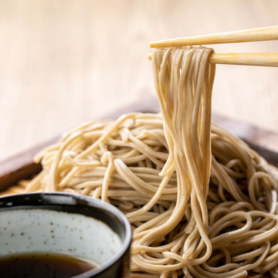 常陸秋そば　手打ち生蕎麦　本わさび付き　２人前