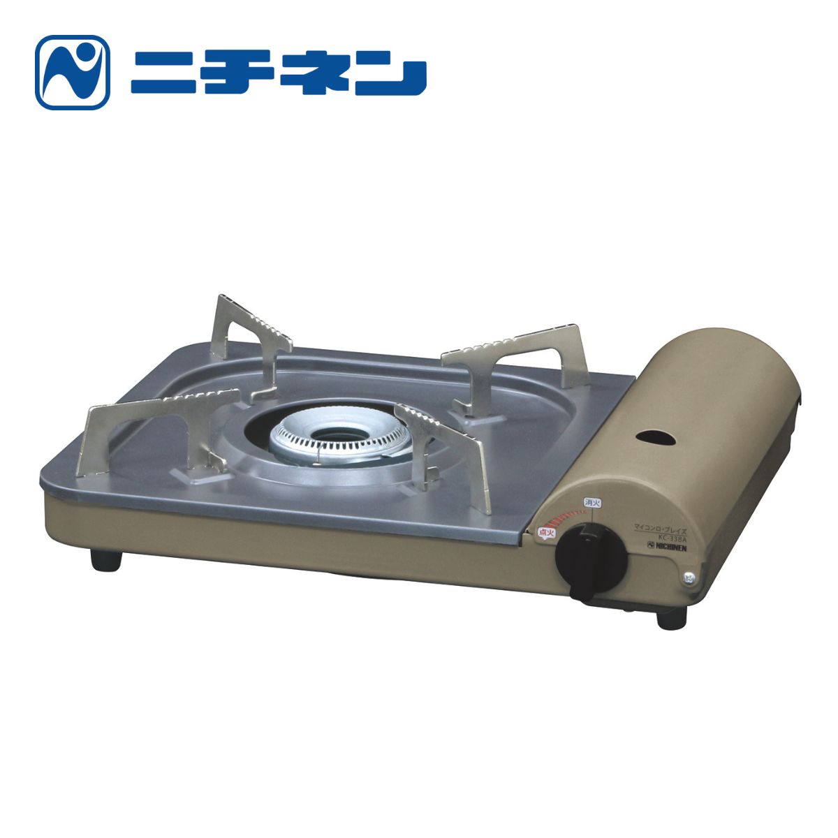 【ふるさと納税】カセットコンロ ニチネン マイコンロ・ブレイズ KC-338A (CIV) | カセットコンロ 防災 おしゃれ 卓上 鍋 カセットガス 防災グッズ テーブルコンロ 薄型 スタイリッシュ アウトドア キャンプ 調理 災害 備蓄 アウトドア キャンプ ニチネン 埼玉県 久喜市