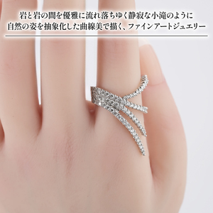 ダイヤモンド ジュエリー リング アクセサリー プラチナ カスケード HARA RING 宝石 宝飾品 指輪 karati セスタディカラッチジャパン カラッチ ジャパン KARATI 沼津市 国内 