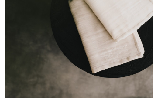 [こなゆき] 3重ガーゼフェイスタオル コバルトブルー 鹿柄(ワンポイント) 夏雪 [1169]