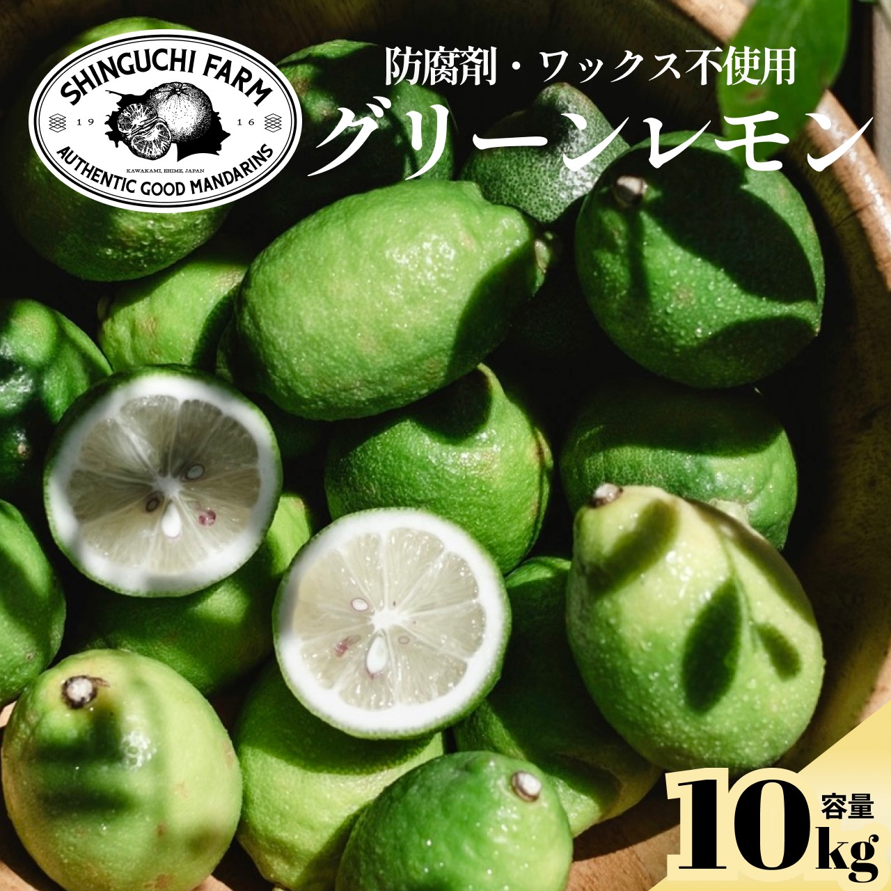 
                  【先行受付】【皮ごと食べられる】瀬戸内グリーンレモン 10kg 防腐剤・ワックス不使用【H70-49】【1550663】 ふるさと納税レモン れもん 檸檬 グリーンレモン 愛媛県   果物 フルーツ  柑橘 柑橘類 産直 産地直送 YWTK049
                