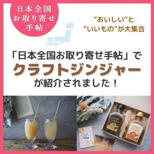 【無添加】ジンジャーシロップ＜マイルド＞Craft Ginger M 200ml×2本 国産 ふんわり生姜香る