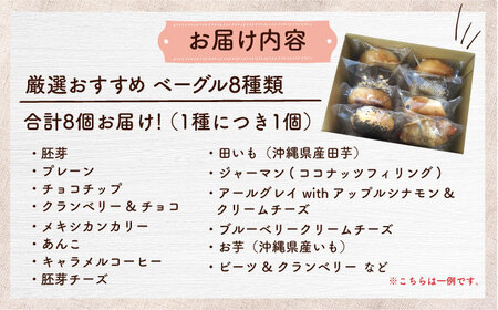 ZEBRA.Bagel　厳選おすすめベーグル8個セット