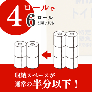 備蓄用トイレットペーパー  シングル 備蓄に最適  ６Ｒ×１６パック ９６個 長巻150ｍ 省スペース 日用品 非常用 備蓄 防災  備蓄 防災 ﾄｲﾚｯﾄﾍﾟｰﾊﾟｰ 日用品 ﾄｲﾚｯﾄﾍﾟｰﾊﾟｰ