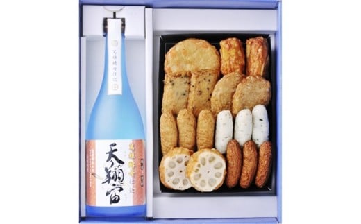 【ふるさと納税】鹿児島の本格芋焼酎「篤姫酵母仕込 天翔宙」(720ml)と指宿の老舗さつま揚げ詰め合わせセット(8種・計18個入) 焼酎 芋 鹿児島 芋焼酎 お酒 地酒 おつまみ 詰め合わせ セット ギフト プレゼント 贈り物 お酒好き 誕生日 父の日 さつま揚げ 【岡村商店】