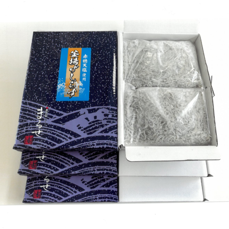 【3回定期便】大津港水揚げの釜揚げしらす 1.5kg(250g×2パック×3箱) (茨城県共通返礼品:北茨城市) (BC026)