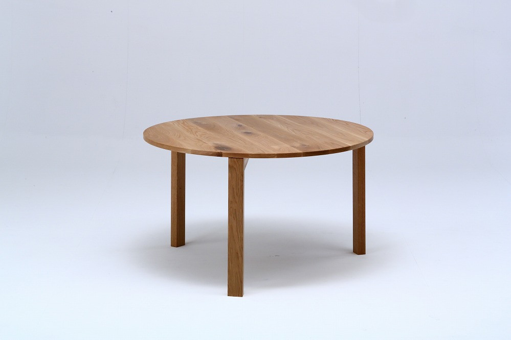 
kotiki IK52 maru tableΦ100×70／マルテーブル(W.OK) 3本脚
