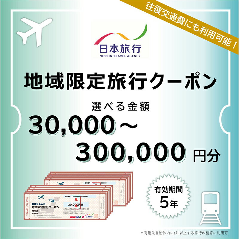 【ふるさと納税】 ＼金額が選べる／ 北海道釧路市 日本旅行 地域限定旅行クーポン30,000円分〜300,000円分 チケット 旅行 宿泊券 ホテル 観光 旅行券 交通費 体験 宿泊 夏休み 冬休み 家族旅行 ひとり カップル 夫婦 親子 トラベルクーポン 北海道釧路市旅行 F4F-2474var