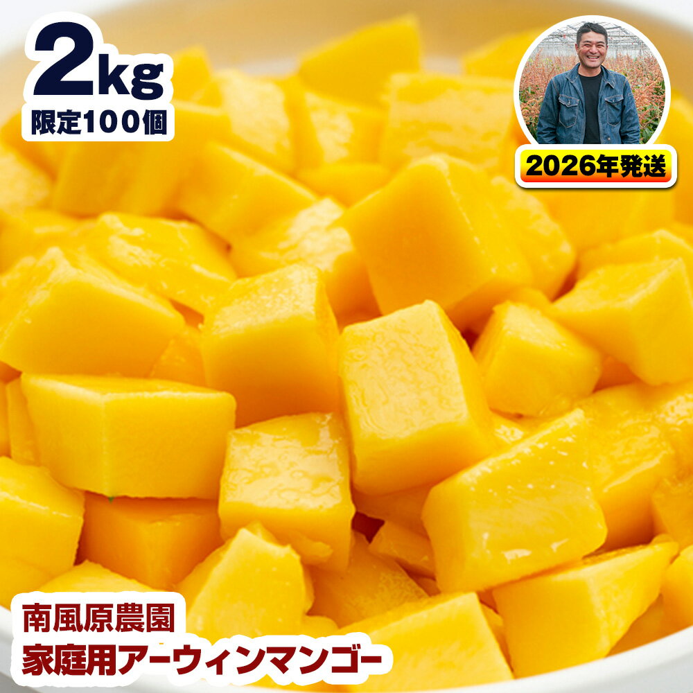 【ふるさと納税】【2026年発送】南風原農園 家庭用アーウィンマンゴー2kg