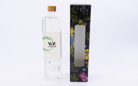 クラフト ジン 「WA  KUWACHA」 JAPANESE CRAFT GIN ( 720ml × 1本 ) さくらブルワリー 岩手県 北上市 D0234 クラフトジン 桑茶 柚子 風味 ゆず ユズ