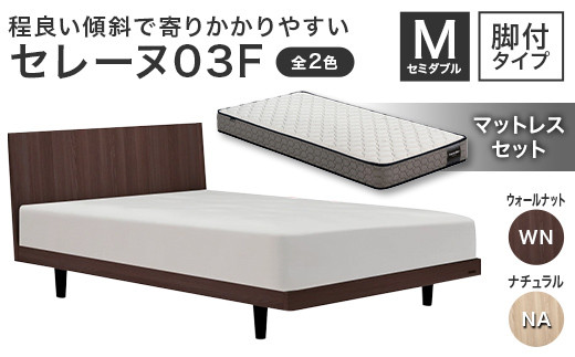 
                  ＼工場閉鎖につき受付6月末まで／フランスベッド セレーヌ03F（脚付タイプ） マットレス セミダブル《全2色》 F23R-911
                