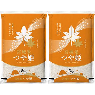 ふるさと納税 登米市 令和7年産　宮城県登米市産つや姫(精米)5kg×2袋セット