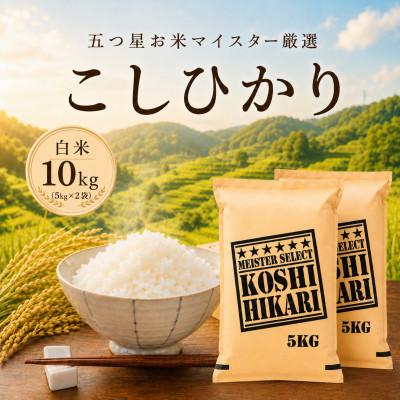 ふるさと納税 佐賀県 令和7年産【棚田米】こしひかり 白米 10kg(5kg×2袋)　41ANAD038(佐賀県)