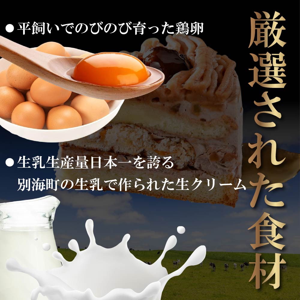 北海道クリームのモンブラン400g×1個 【CM0000005】_イメージ4