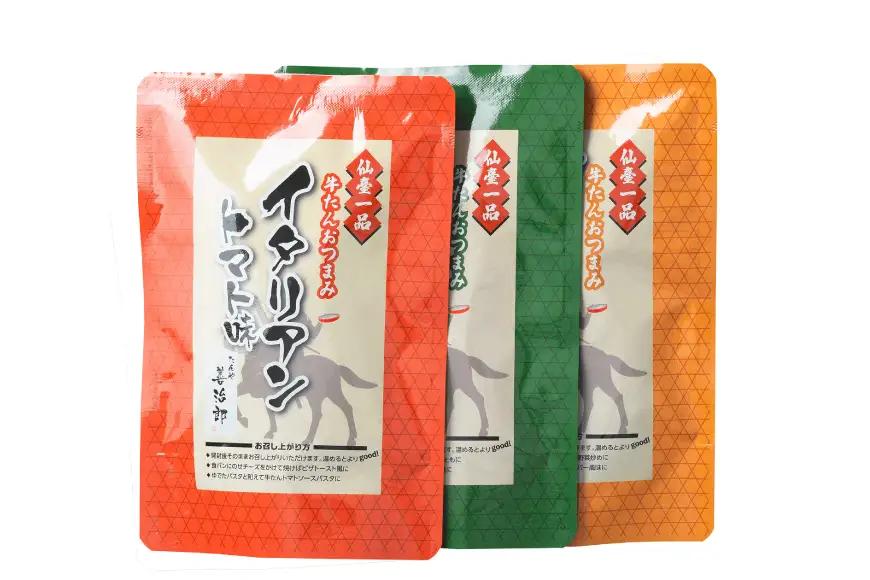 牛たんおつまみ たんや善治郎 3個 セット [チソー食房 宮城県 気仙沼市 20566108]