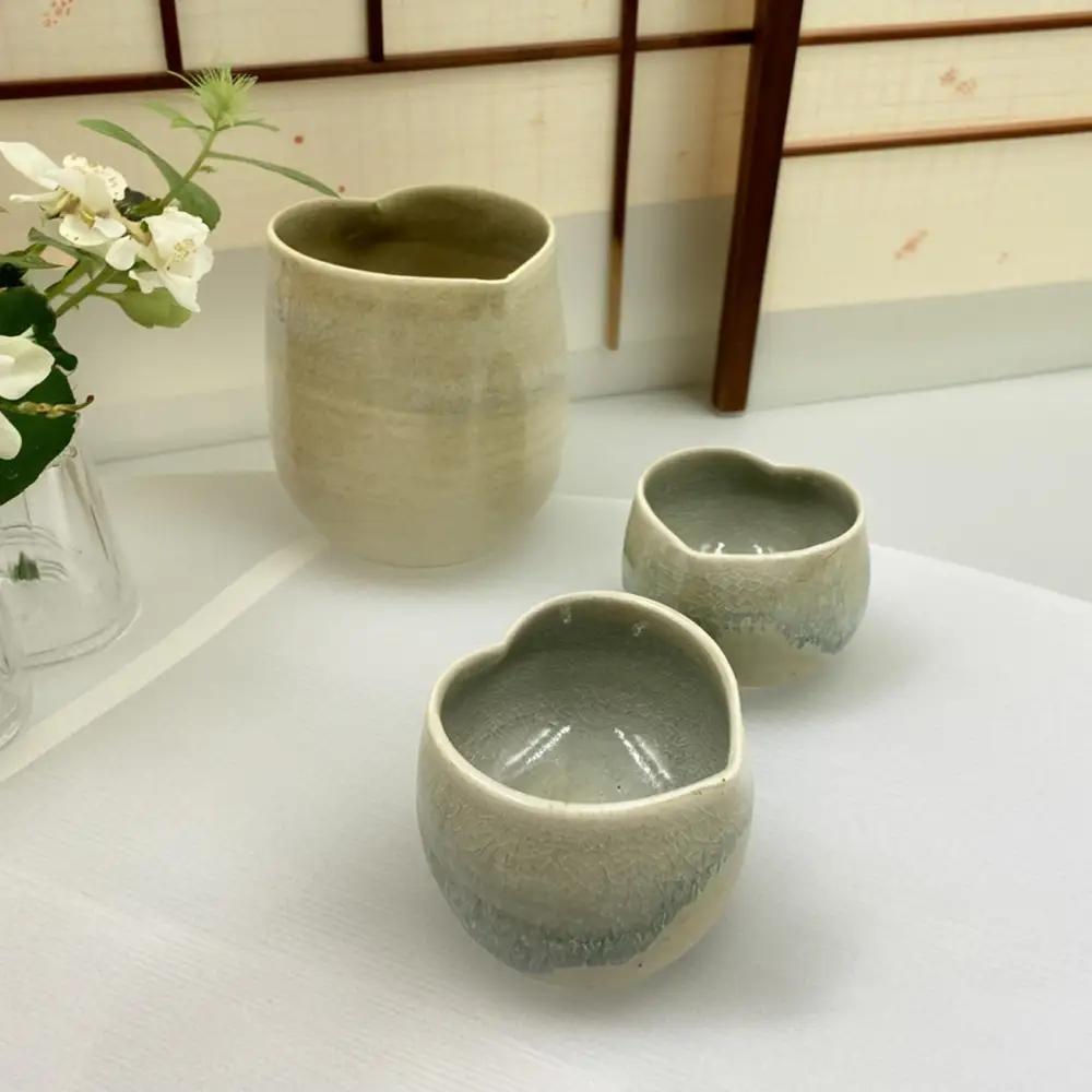 【高取焼宗家】すいんぐハート酒器セット FG1
