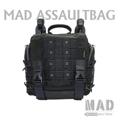 ふるさと納税 ひたちなか市 ラフテール【MADアサルトバッグ17L】ブラック　MAD-SB-AS-17-BK