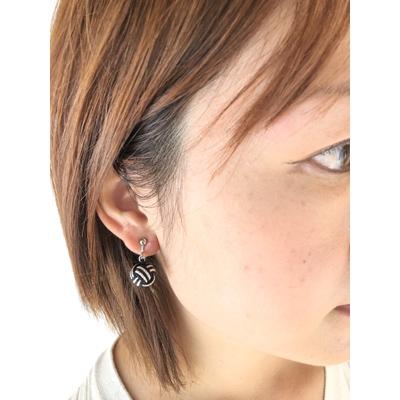 ふるさと納税 伊賀市 (組紐)イヤリング　モンキー　黒銀