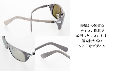 Zeque（ゼクー）偏光サングラス TIDA（ティーダ）F-2181 マットブラック / ラスターオレンジ - スポーツから日常まで、スタイリッシュに目を守る。