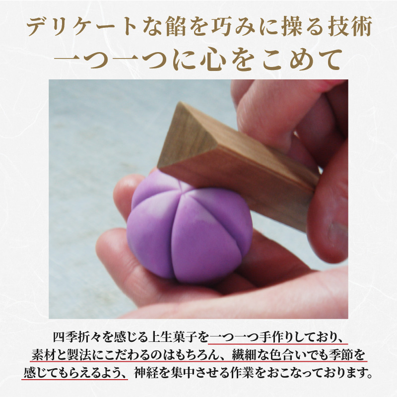 ふるさと納税限定 創作上生菓子「花木暦」【2402H01704】《 上生菓子 美味しい お菓子 手作り 国産 スイーツ 詰め合わせ プレゼント お取り寄せ 贈答 ギフト 送料無料 美味しい おすすめ 