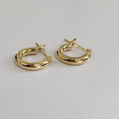 ふるさと納税 松山市 K18　2.0mm×10mm　フープピアス |  | 02