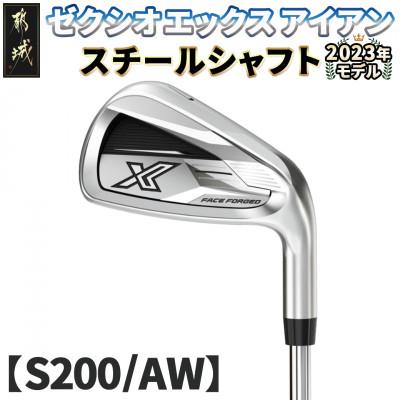 ふるさと納税 都城市 ゼクシオ エックス アイアン  スチールシャフト【S200/AW】 ≪2023年モデル≫