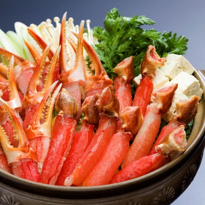 ひと口サイズで食べやすい 本ずわい蟹むき爪下 2kg(1kg×2)【配送不可地域：離島】