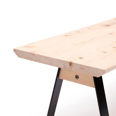 ふるさと納税 西粟倉村 kinari Bench(キナリ ベンチ) Black【幅120cm×奥行32cm】 |  | 02
