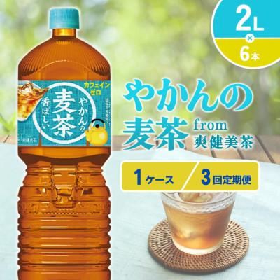 ふるさと納税 えびの市 【毎月定期便】やかんの麦茶 from 爽健美茶 PET 2L×6本(1ケース)(えびの市)全3回
