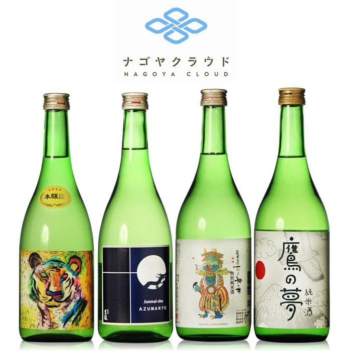 【ふるさと納税】ナゴヤクラウド日本酒4本セット　金虎・東龍・神の井・鷹の夢 | 愛知県 名古屋市 愛知 名古屋 楽天ふるさと 納税 支援品 返礼品 支援 返礼 お礼の品 お酒 酒 おさけ アルコール飲料 アルコール 日本酒 地酒 ご当地 家飲み 宅飲み お取り寄せ 取り寄せ