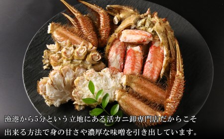 【大サイズ】北海道産 冷凍ボイル毛ガニ (600g-660g前後) 2尾