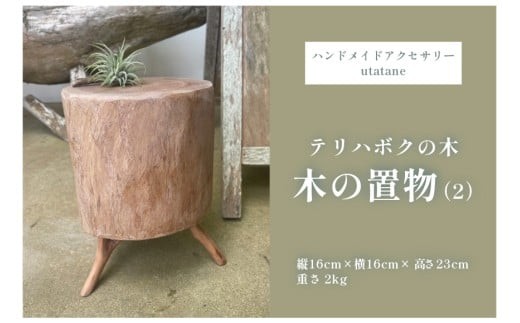 DM016『テリハボクの木の置物』（2）