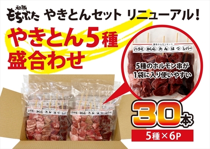 和豚もちぶたやきとん５種盛り合わせ【 惣菜 おかず 家庭用 自宅用 贈答品 贈答用 ギフト お取り寄せ お中元 お歳暮 贈り物 焼トン 焼トン 串焼き 豚肉 ぶたにく ビール 神奈川県 小田原市 】