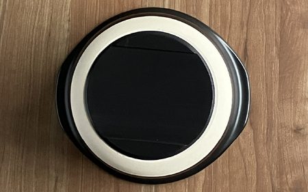 マジカル深土鍋 IH 2合炊き菊花 飴釉 - 土鍋でふっくらご飯！IH対応 水量目盛り線つき