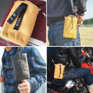 ラフテール【DEER TRAIL SMART POUCH】ライトキャメル　AC-DTSP-LCA_装飾品・工芸品  鞄・バッグ かばん カバン_【1618956】