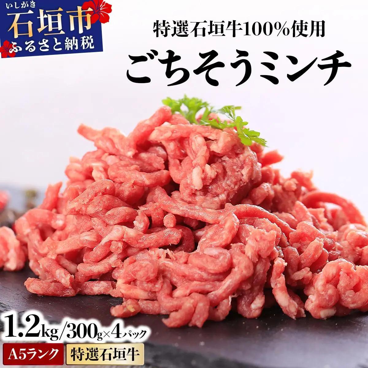 石垣牛 ミンチ 300g 4パック