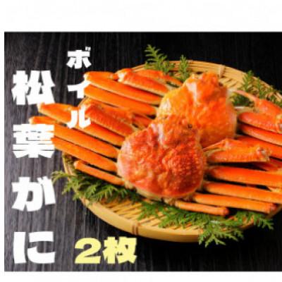 ふるさと納税 若桜町 『鳥取の冬の味覚の王者』(ボイル)松葉がに　2枚　【年内配送】