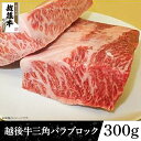 【ふるさと納税】63-43A新潟県産 越後牛三角バラブロック300g