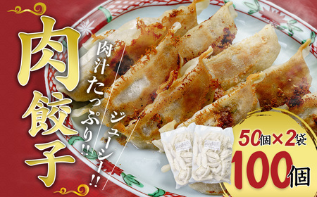 【冷凍餃子】肉餃子 100個セット (50個×2袋) 冷凍